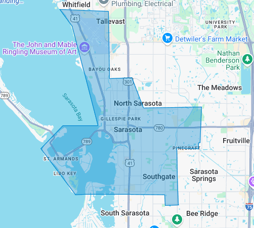 Landcrafters Commercial Service Area Sarasota and Manatee Counties